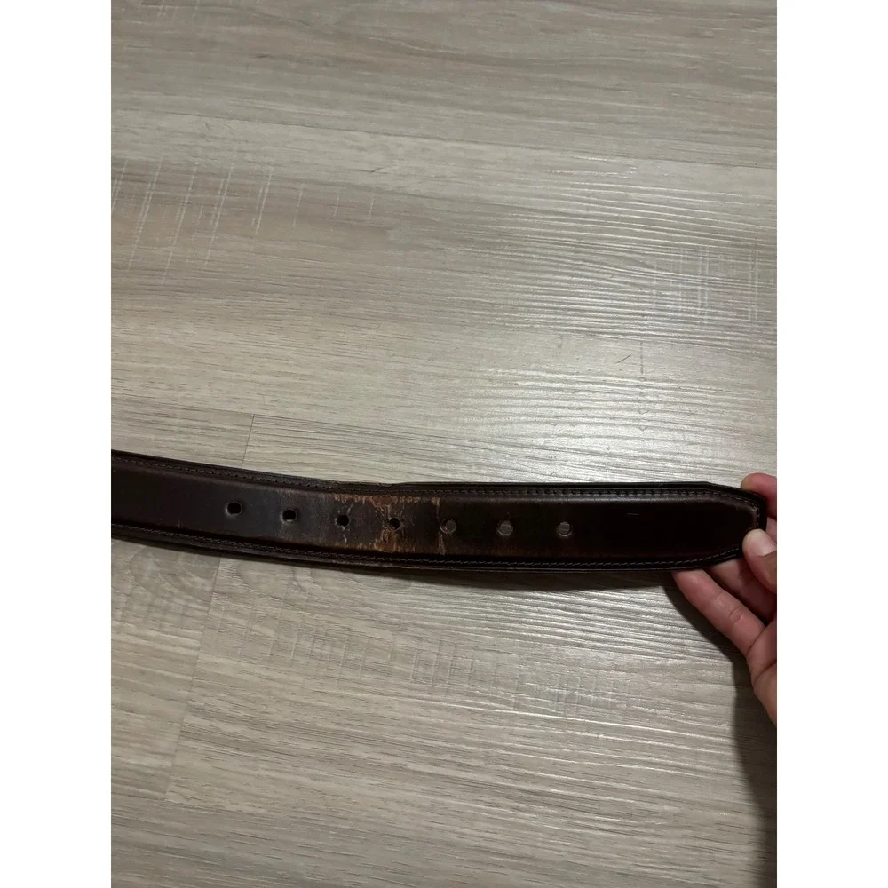 Columbia Mens Brown Genuine Leather Belt Size 2X 46-48 17CO02A9